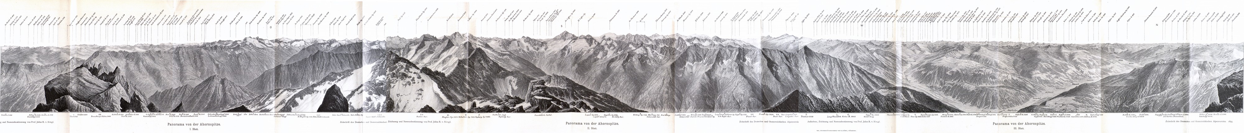 Panorama von der Ahornspitze