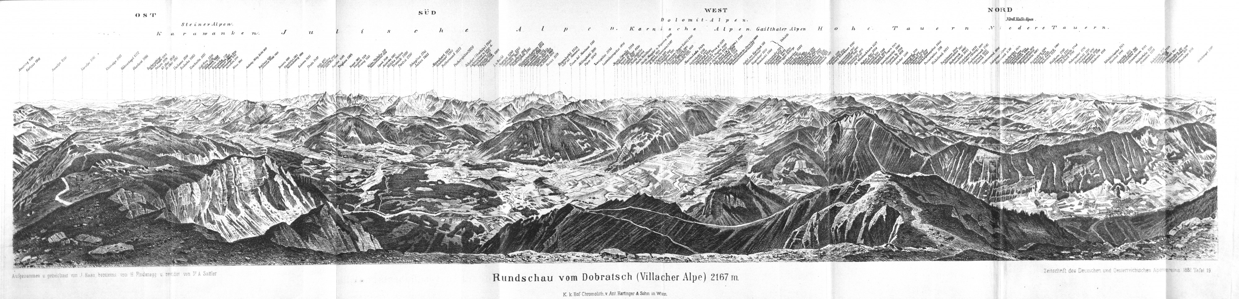 Rundschau vom Dobratsch