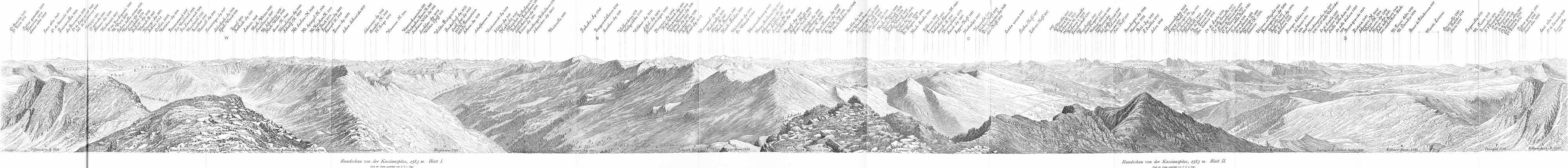 Rundschau von der Kassianspitze