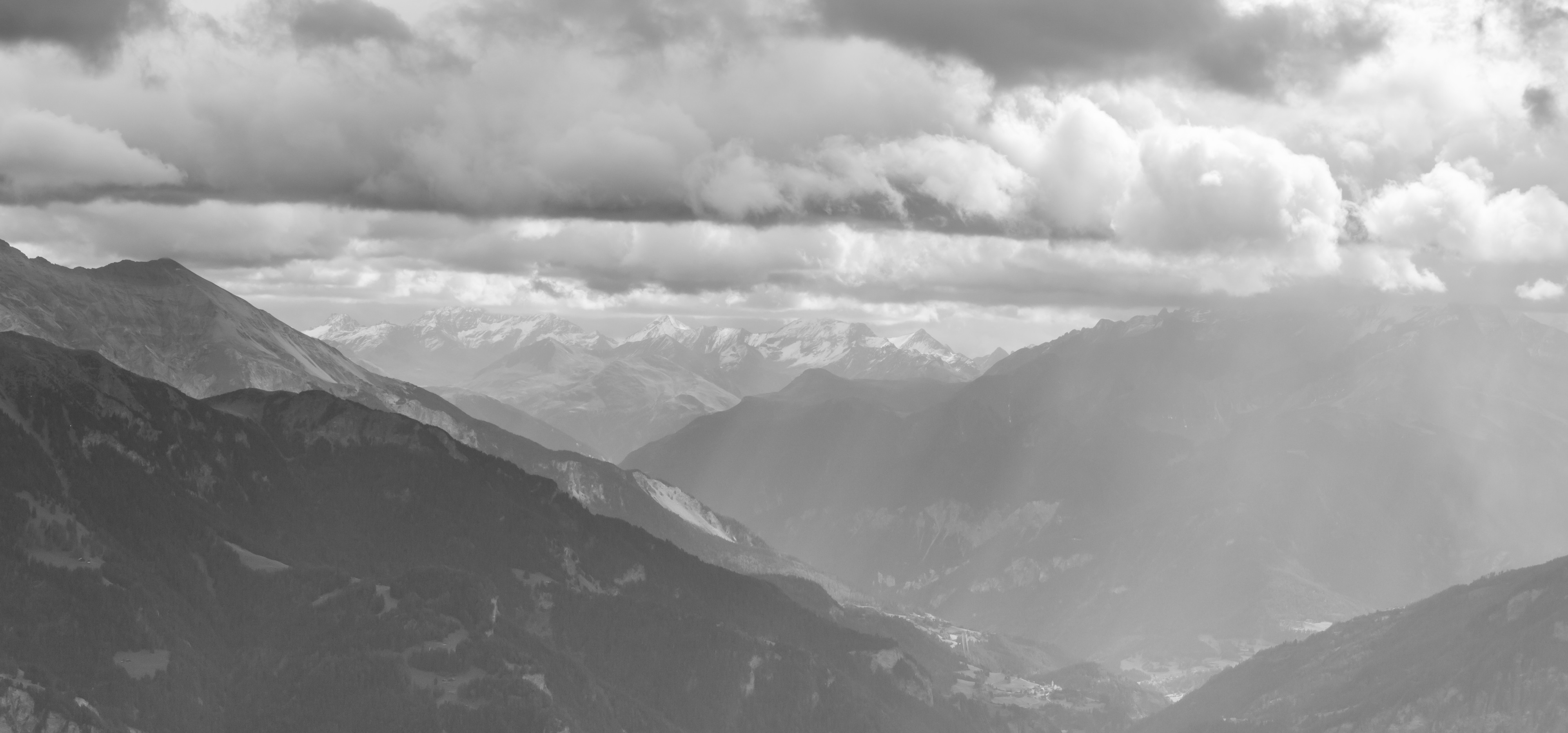 Schin Gorge as seen from Präzer Höhi