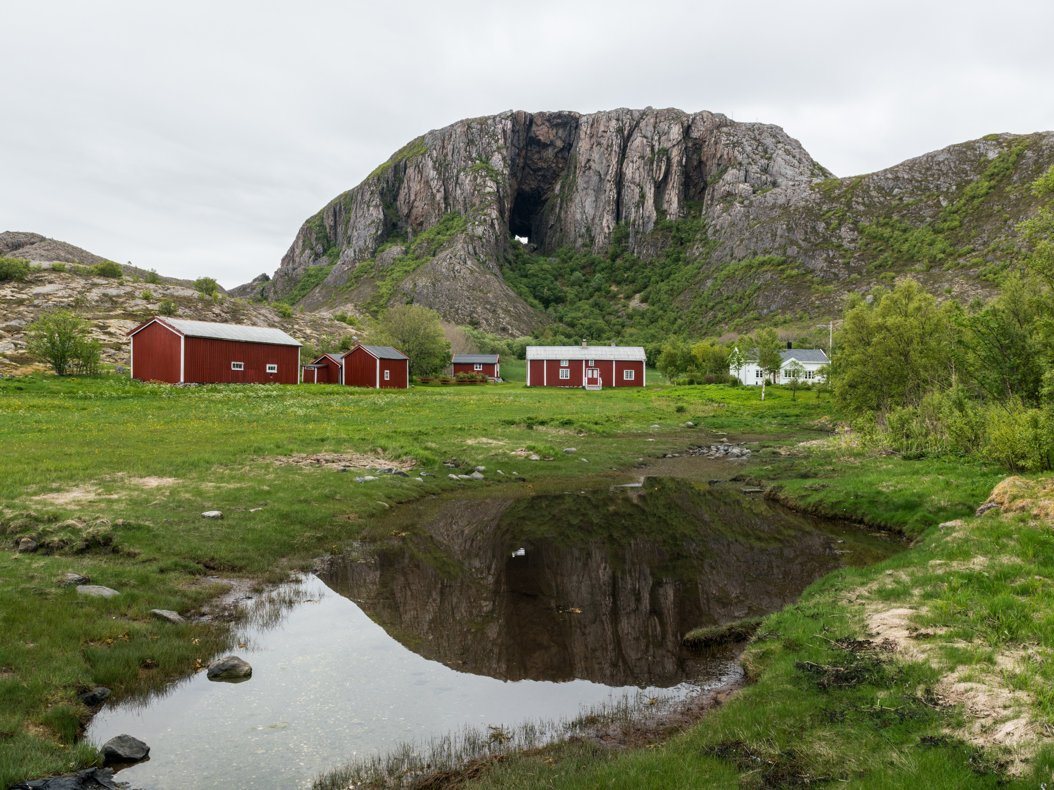 Torghatten Mountain, Southwest view 20150606 1