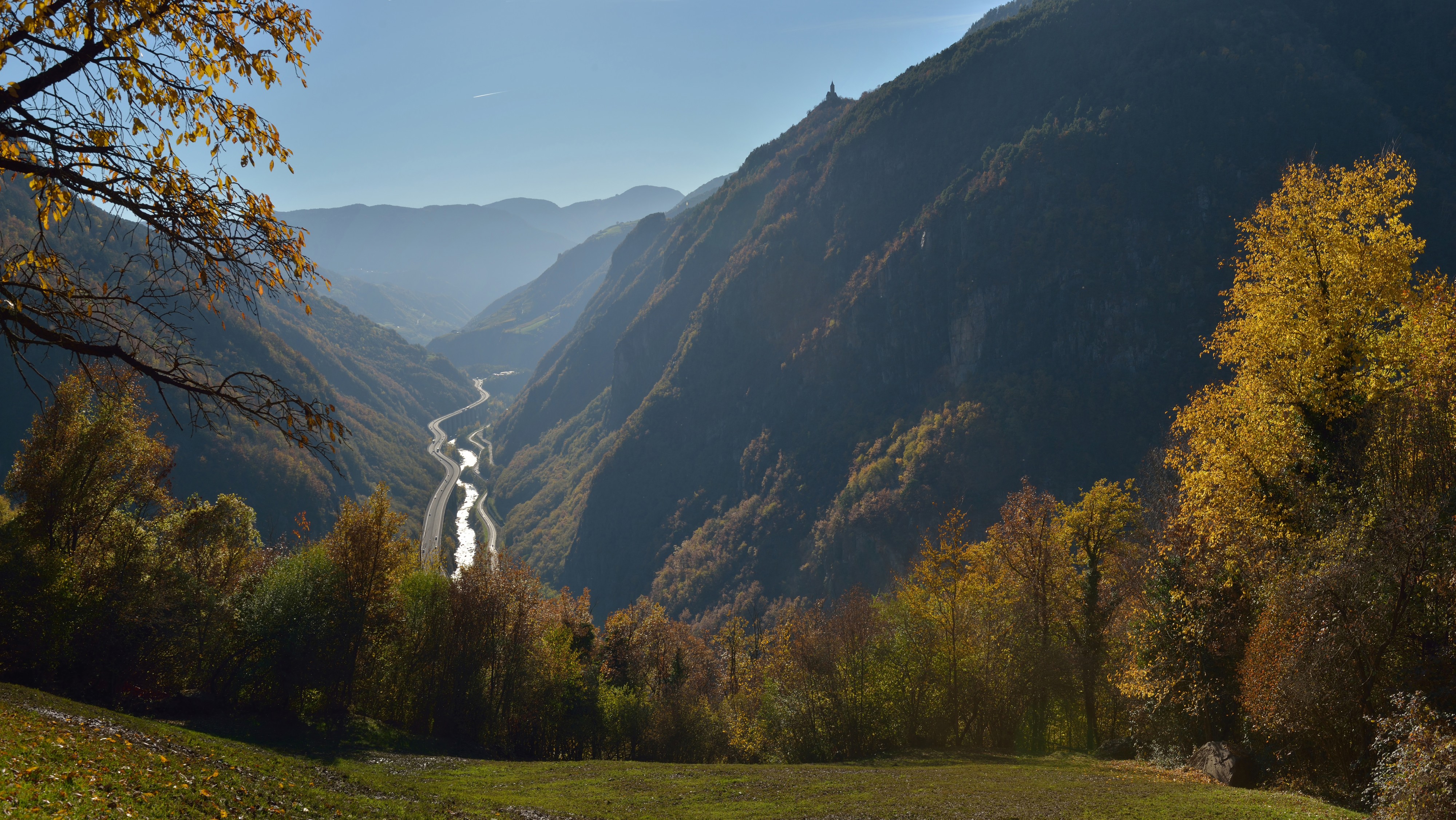 Untere Eisacktal aus St Oswald Kastelruth