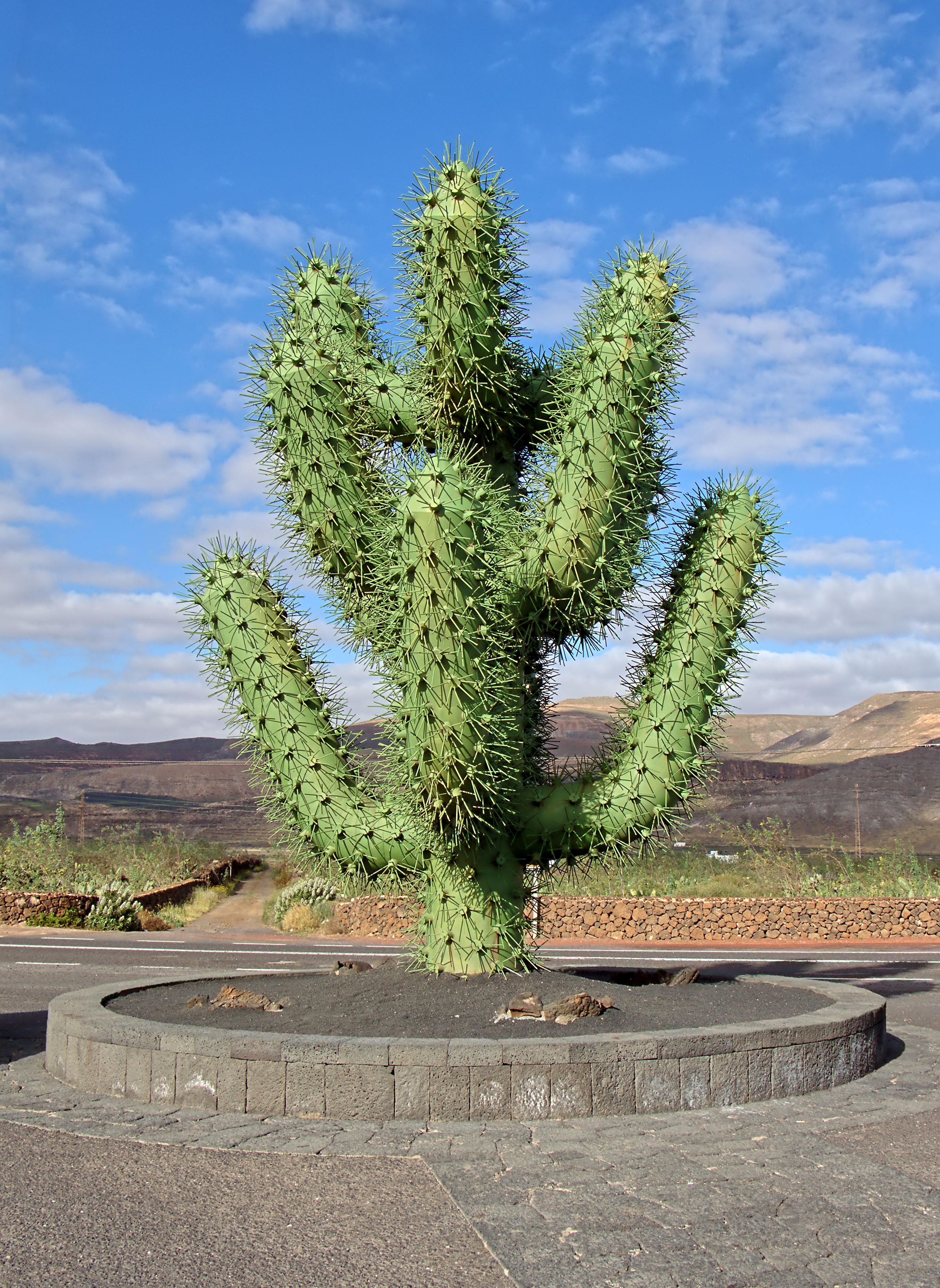 Cactus sculpture - César Manrique - Guatiza