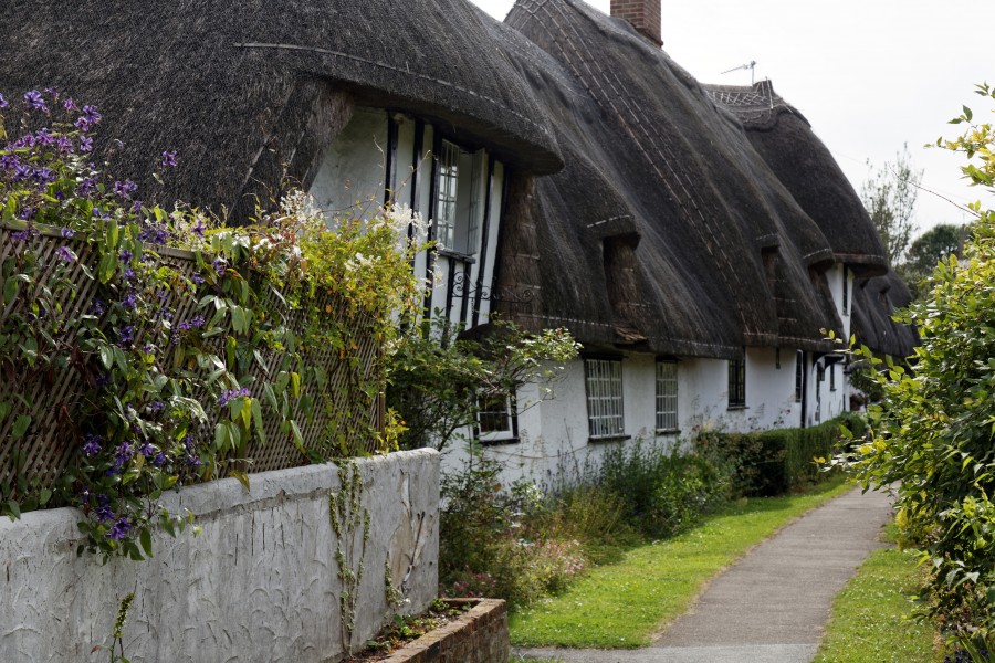 'The Row' Crow St from east Henham Essex England