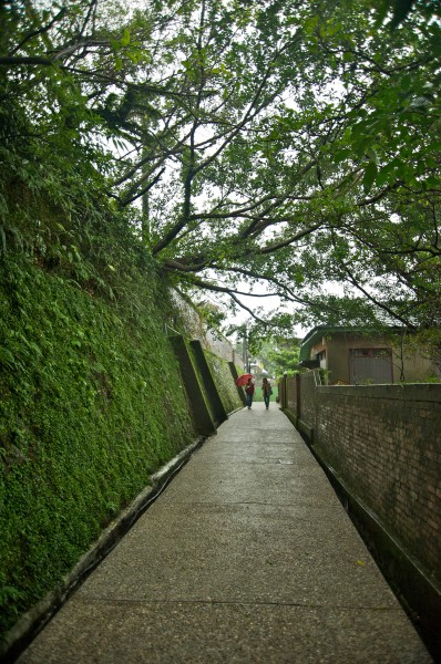 Taiwan 2009 JinGuaShi Historic Gold Mine Ancient Alleyway Walls FRD 8687
