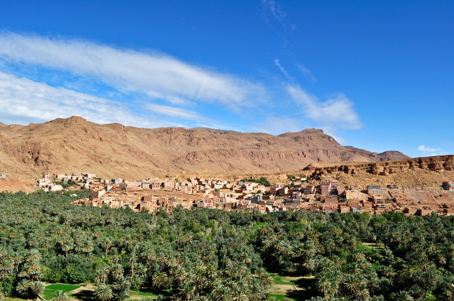 Tinghir oasis Morocco