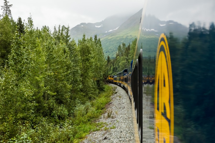 Trayecto ferroviario escénico Seward-Anchorage, Alaska, Estados Unidos, 2017-08-21, DD 94