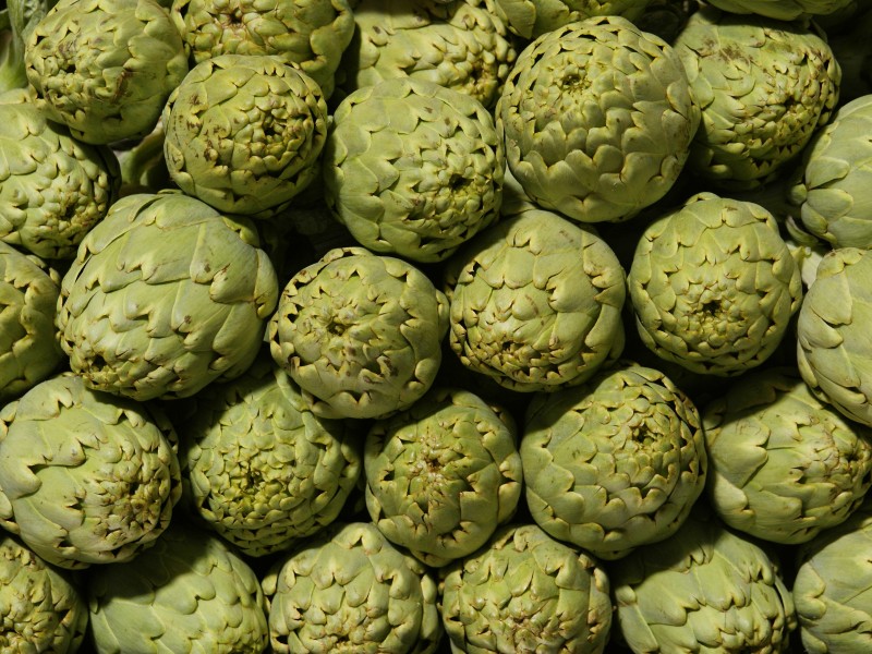 Valencia market - artichokes