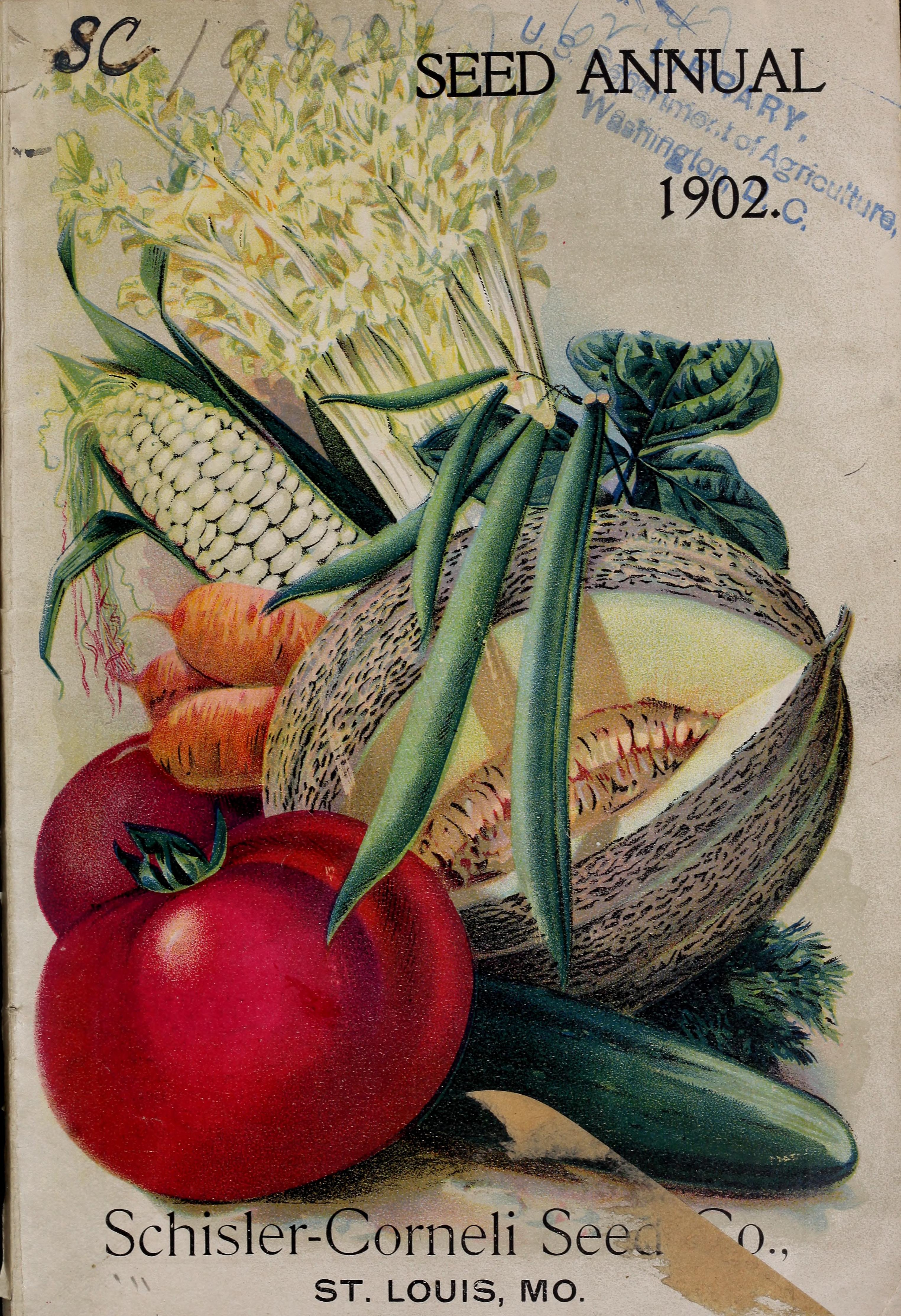 Schisler-Corneli Seed Co. Seed Annual 1902 cover