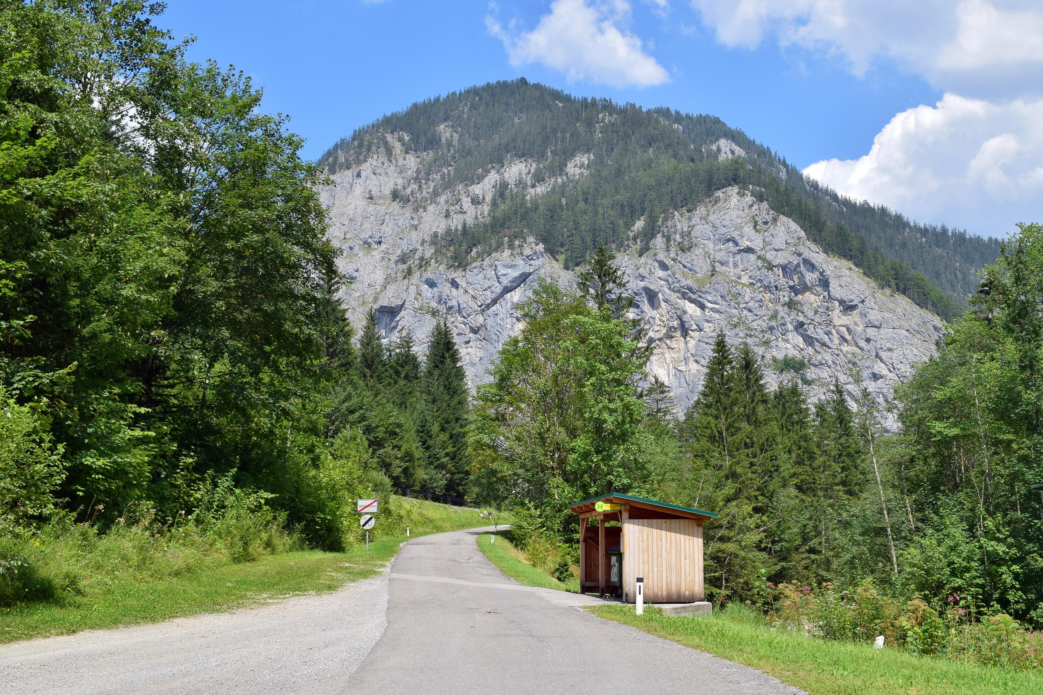 Weichselboden - Haltestelle Weichselboden Postamt an der alten Hochschwabstraße
