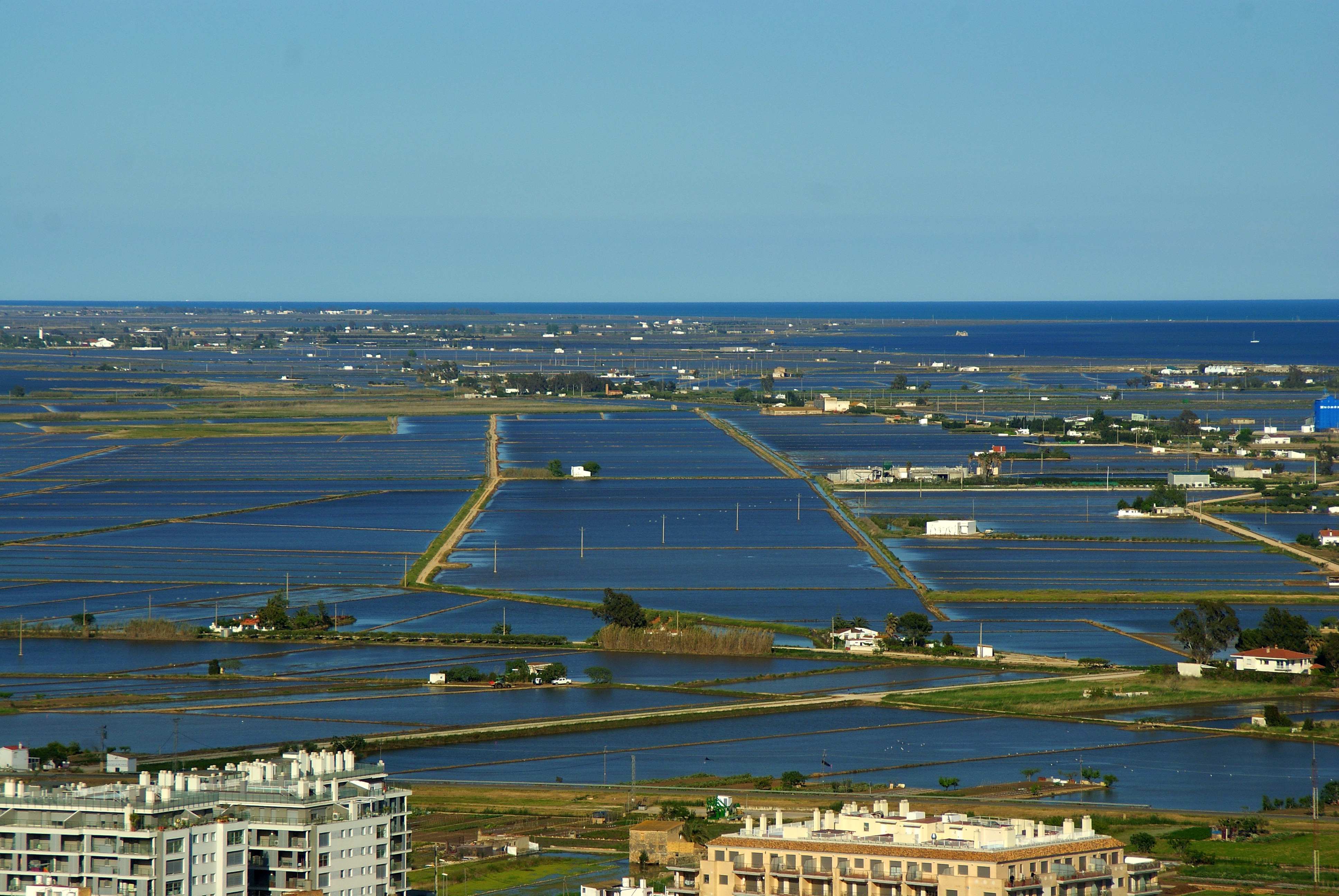 Delta de l'Ebre, des de La Guardiola