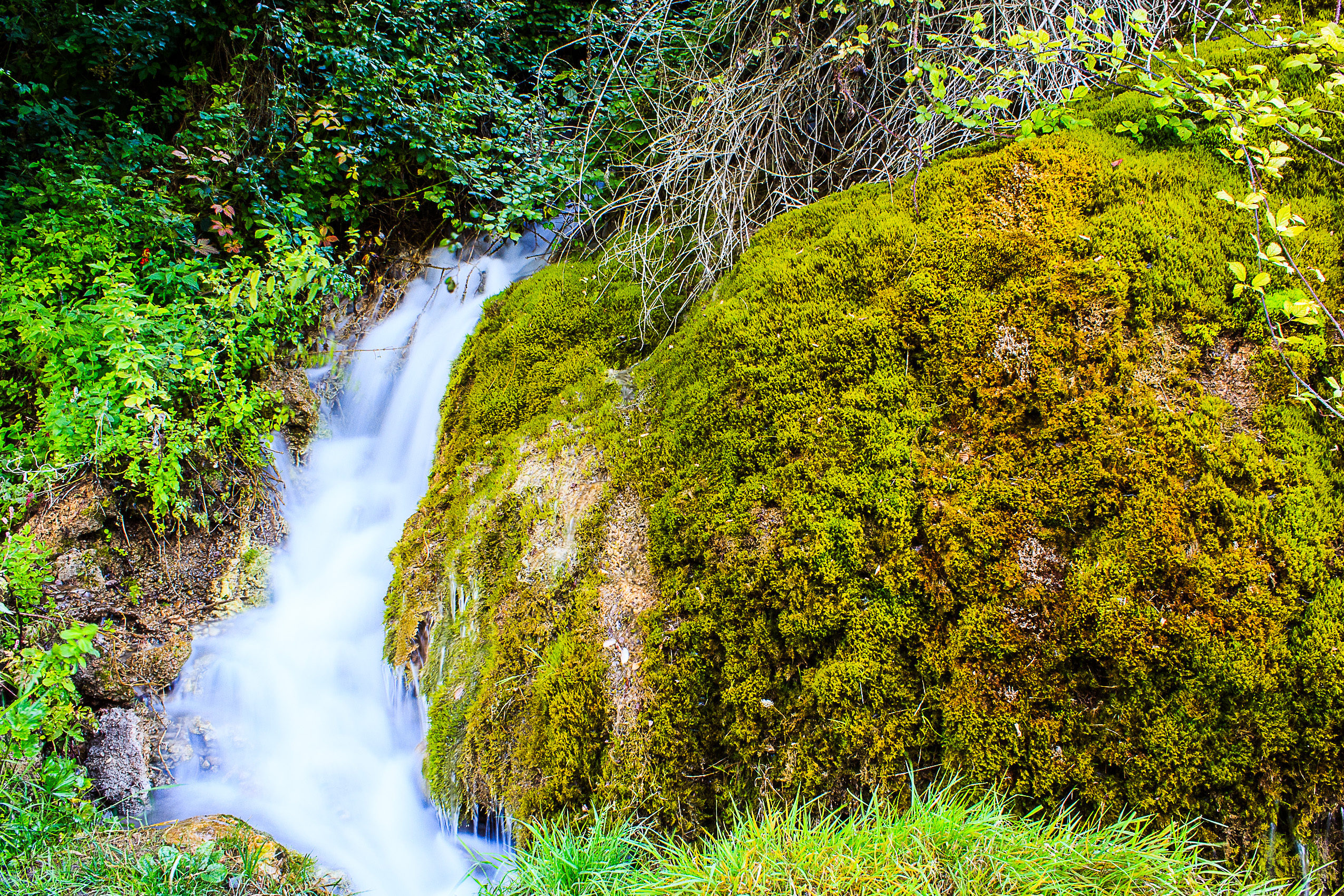 Freshwater smoothed by exposure time
