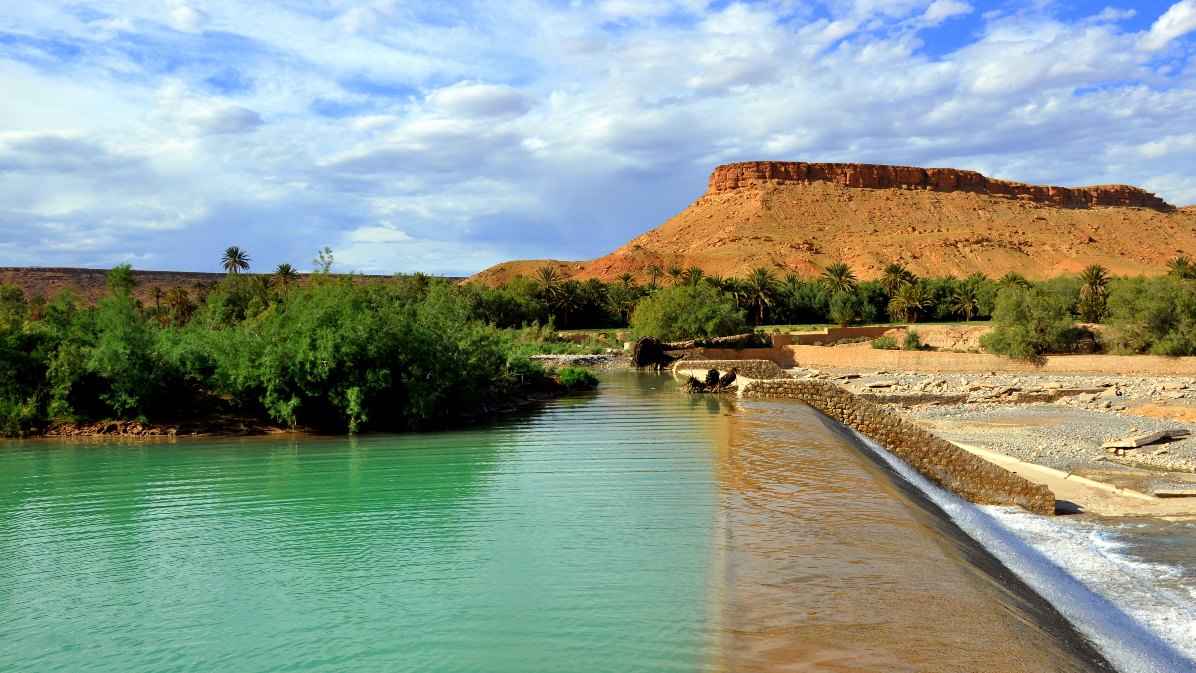 Ghris River, Goulmima, Morocco