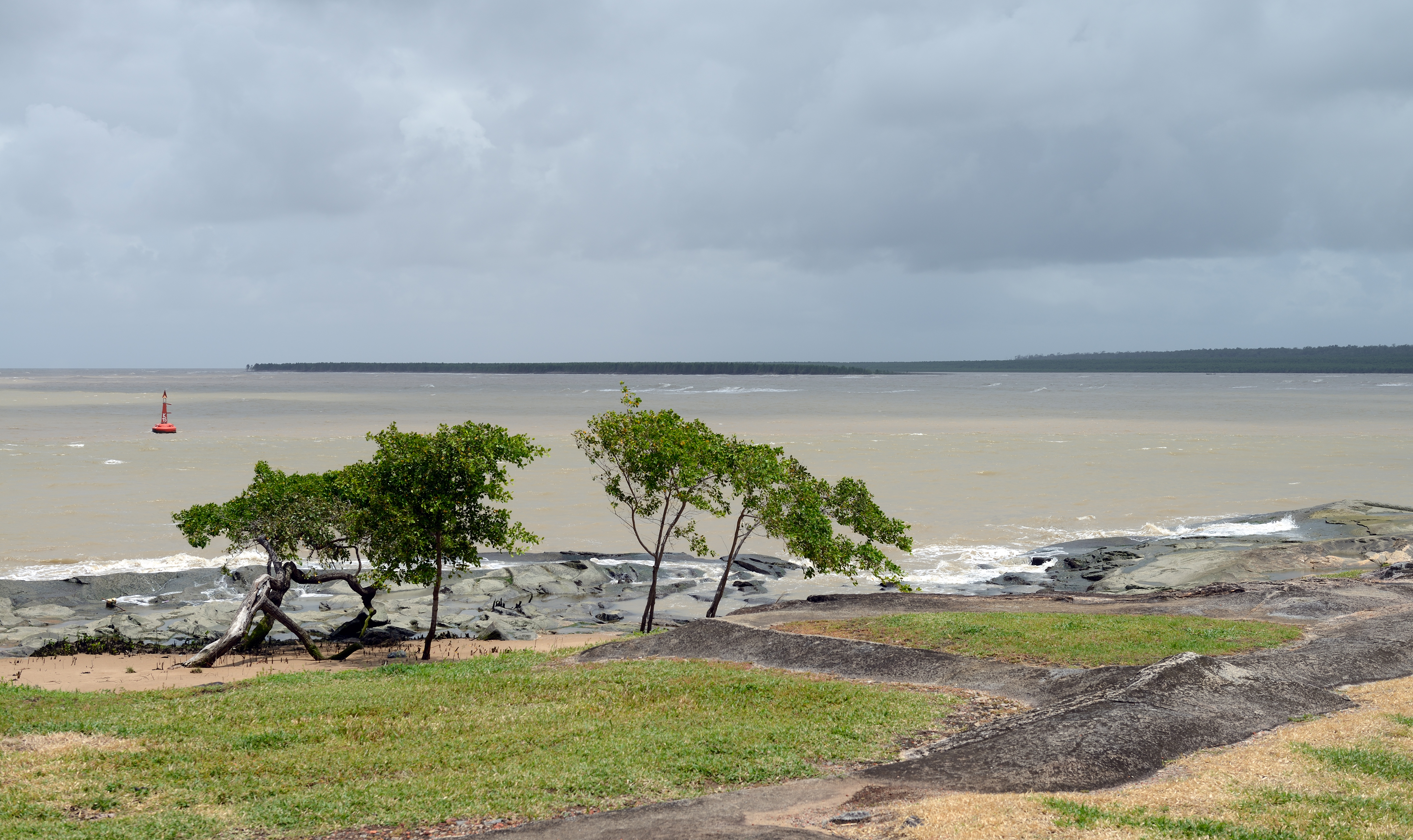 Kourou River estuary from Pointe des roches 2013