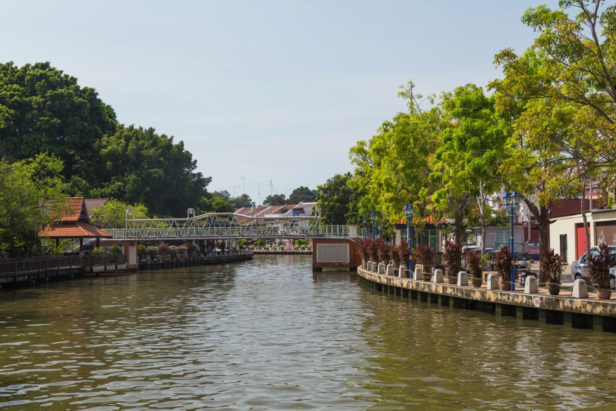 2016 Malakka, Most Pasar nad rzeką Malakka (01)