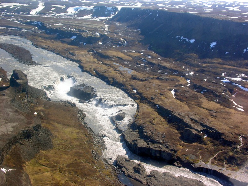 Aerial View of Vigabjargsfoss 21.05.2008 15-47-42