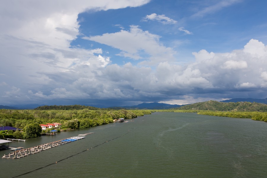 District-Tuaran Sabah Estuary-of-Mengkabong-River-01