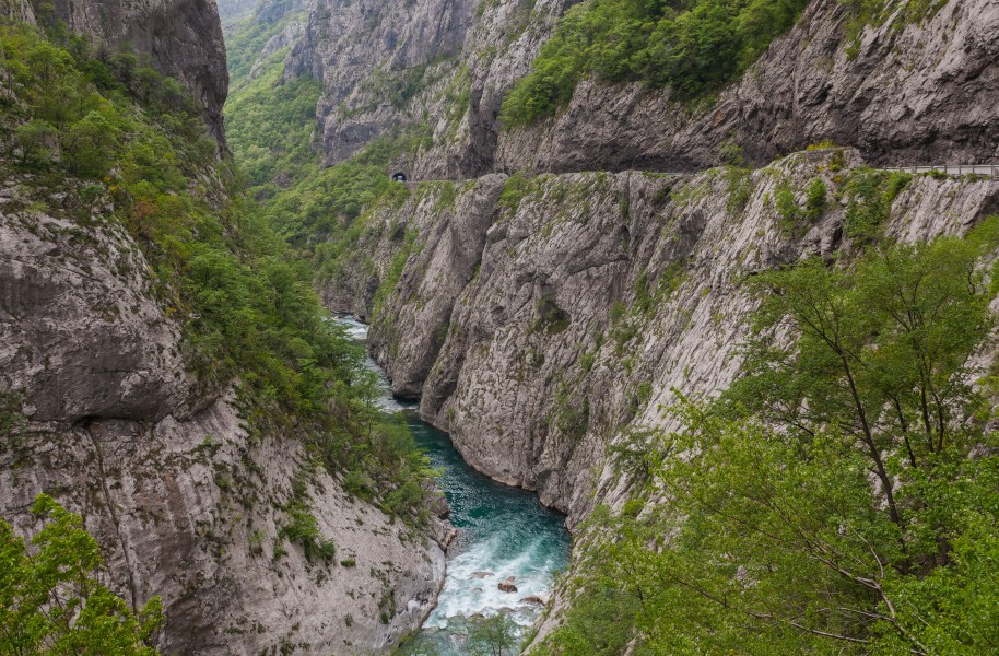 Río Moraca, norte de Podgorica, Montenegro, 2014-04-14, DD 16