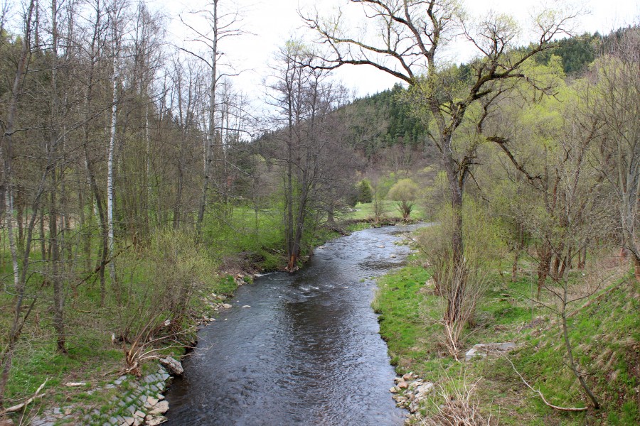 Teplá River in Vodná