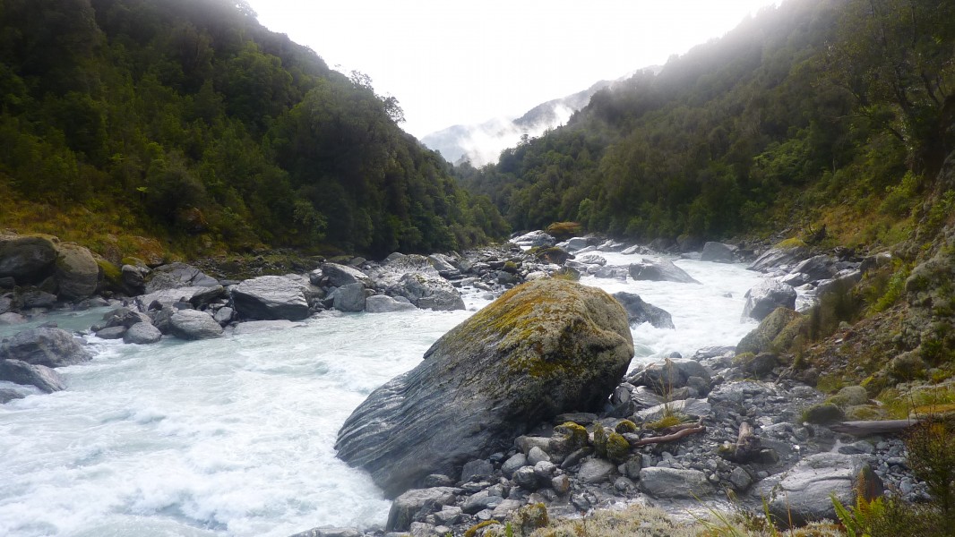 Whitcombe River above Chairmans Flat New Zealand