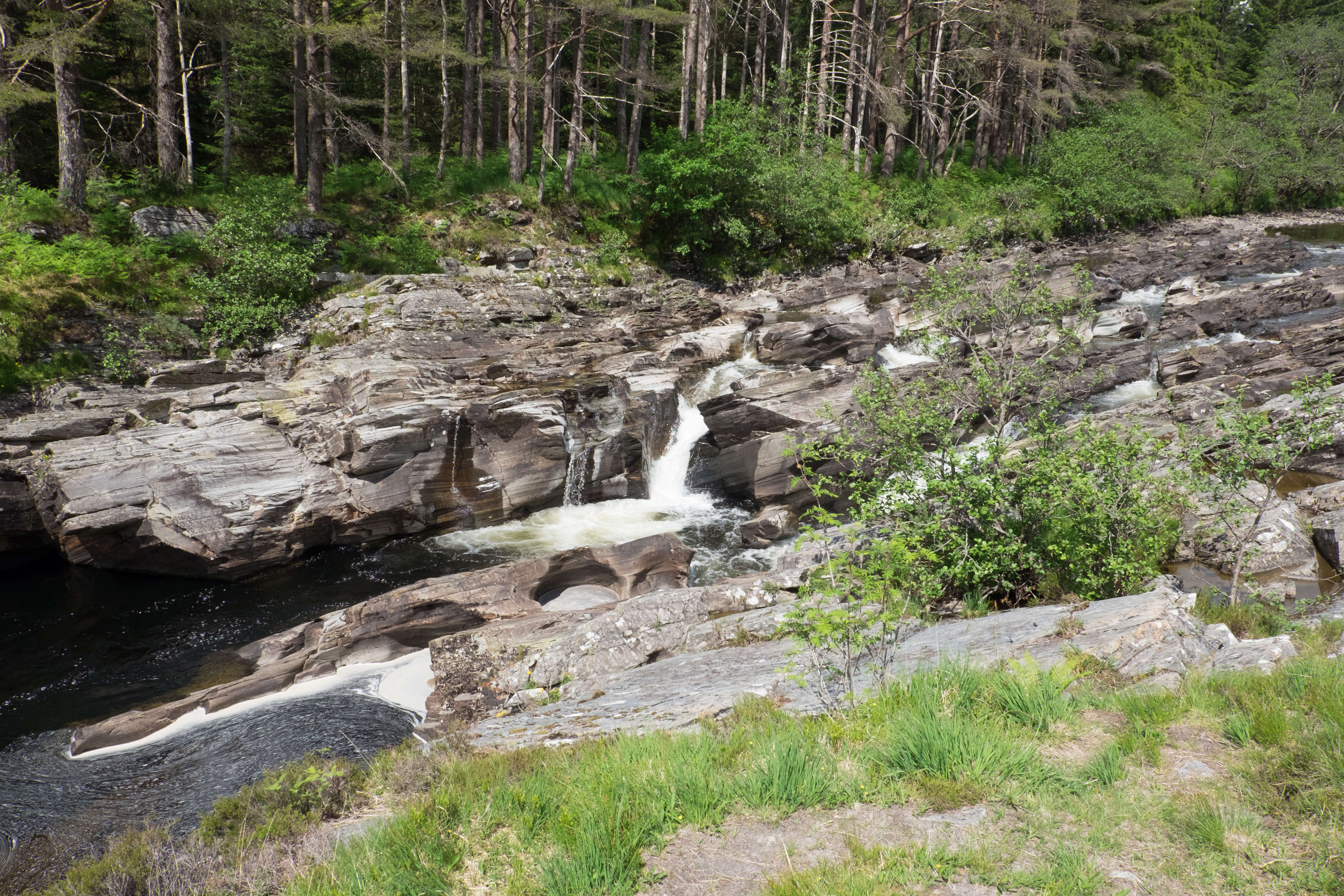 River Orchy erosion potholes