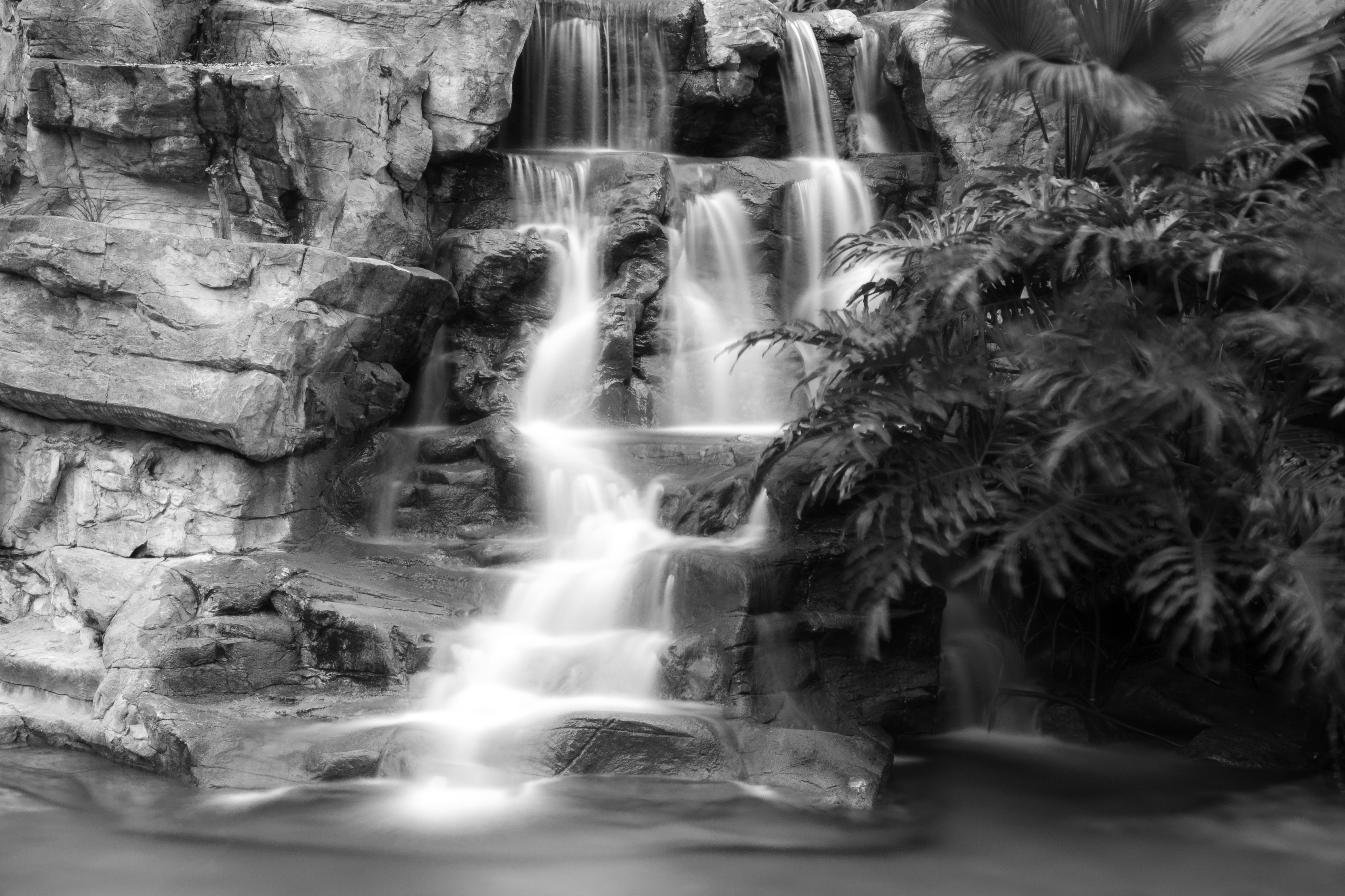 Water flowing amongst rockery Serenity (Long exposure with ND Filter) (8640749744)