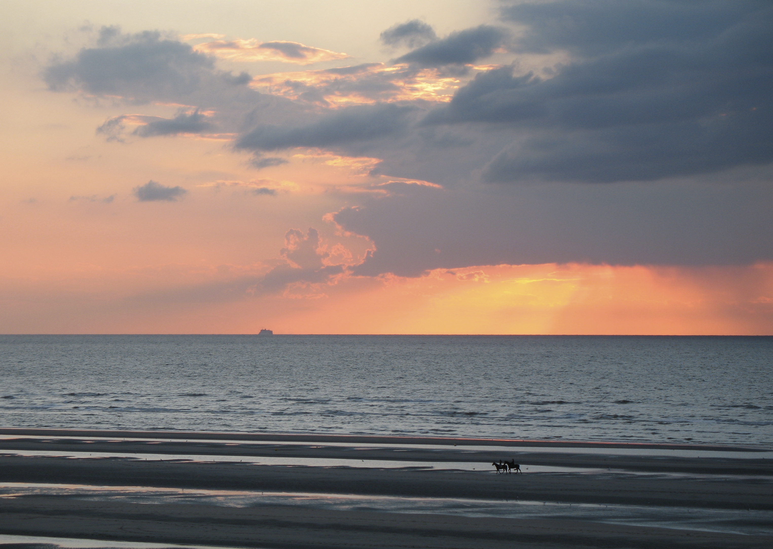 Noordzee Avondlicht