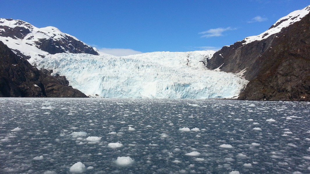 Alaskan glacier and ice field