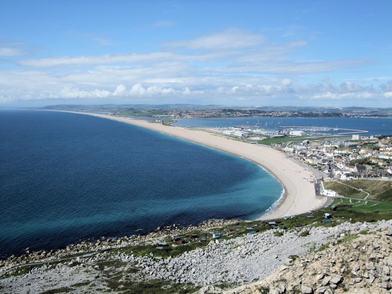 Chesil Beach in Dorset