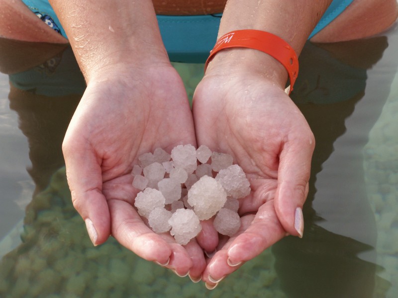 The Dead sea chrystals - Кристаллы со дна Мертвого моря