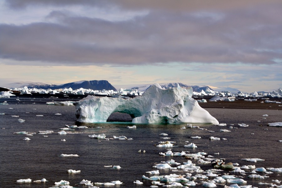 Iceberg with hole