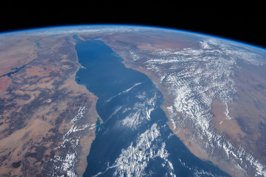 ISS-46 Panoramic view of the Red Sea
