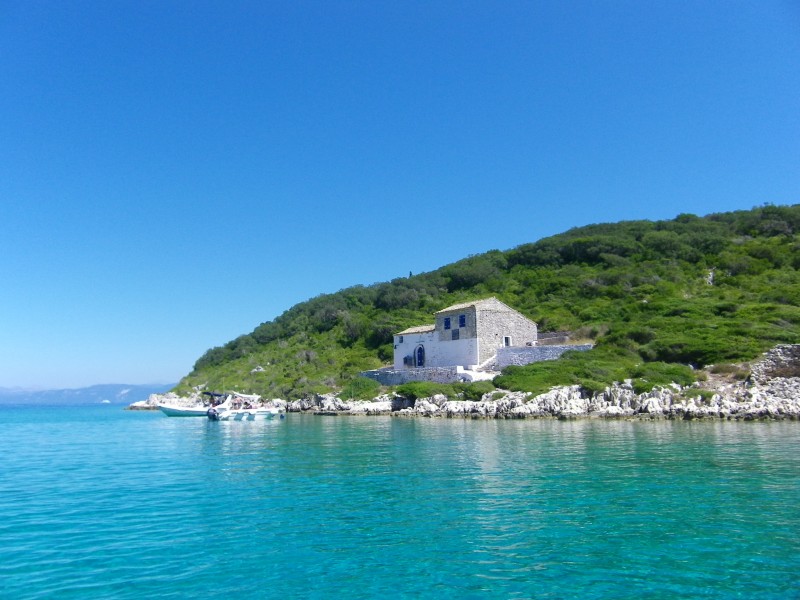 Kaltsonisi island, Paxos, Greece