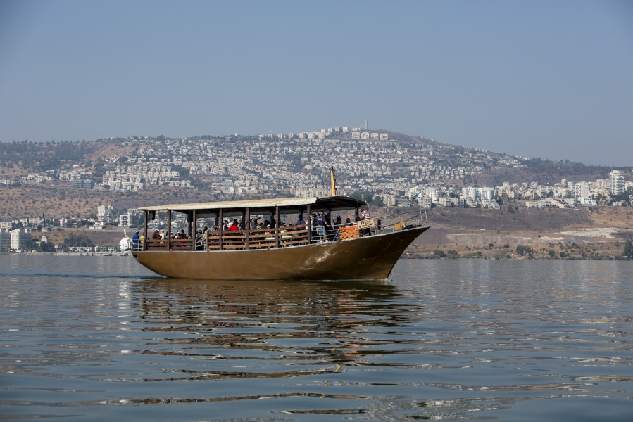 PILGRIM'S BOAT ON THE SEA OF GALILEE