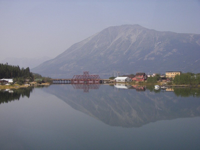 White Pass and Yukon Route bridge in Carcross, Yukon