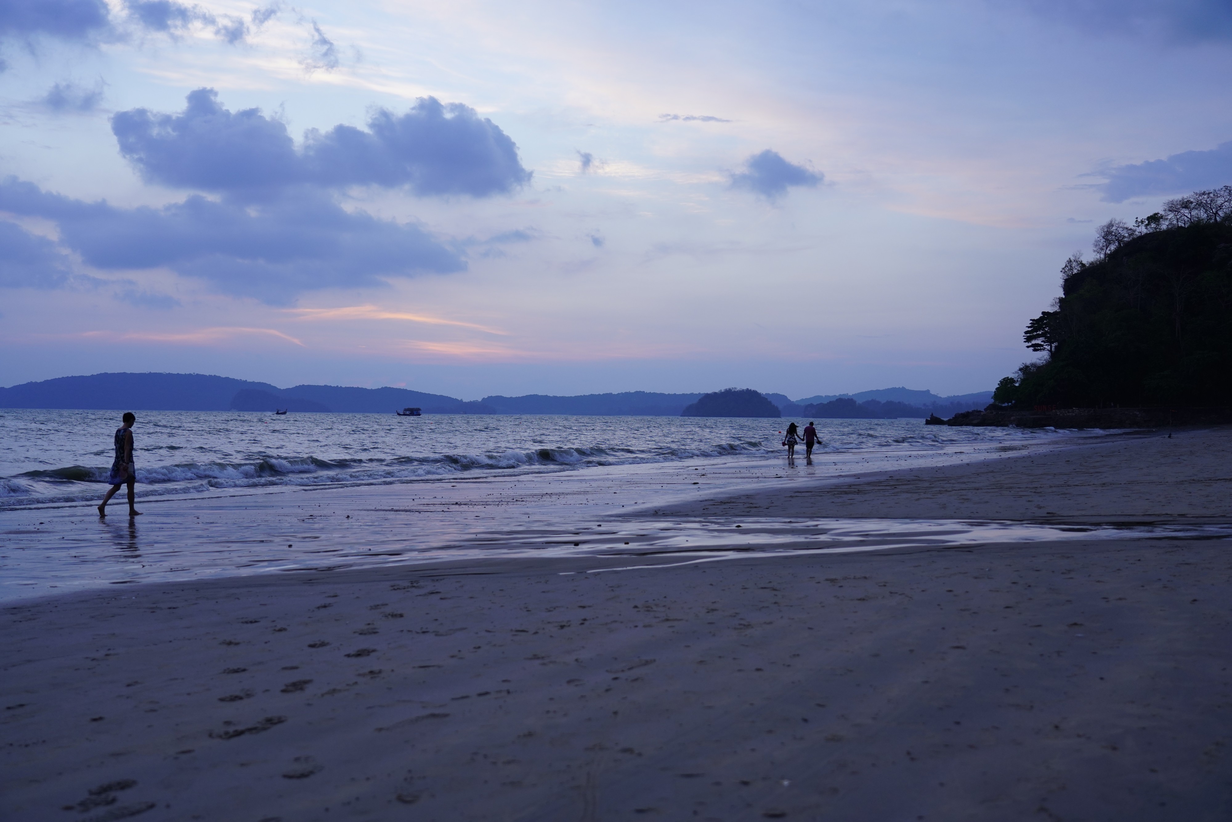 A view of Ao Nang beach, Krabi