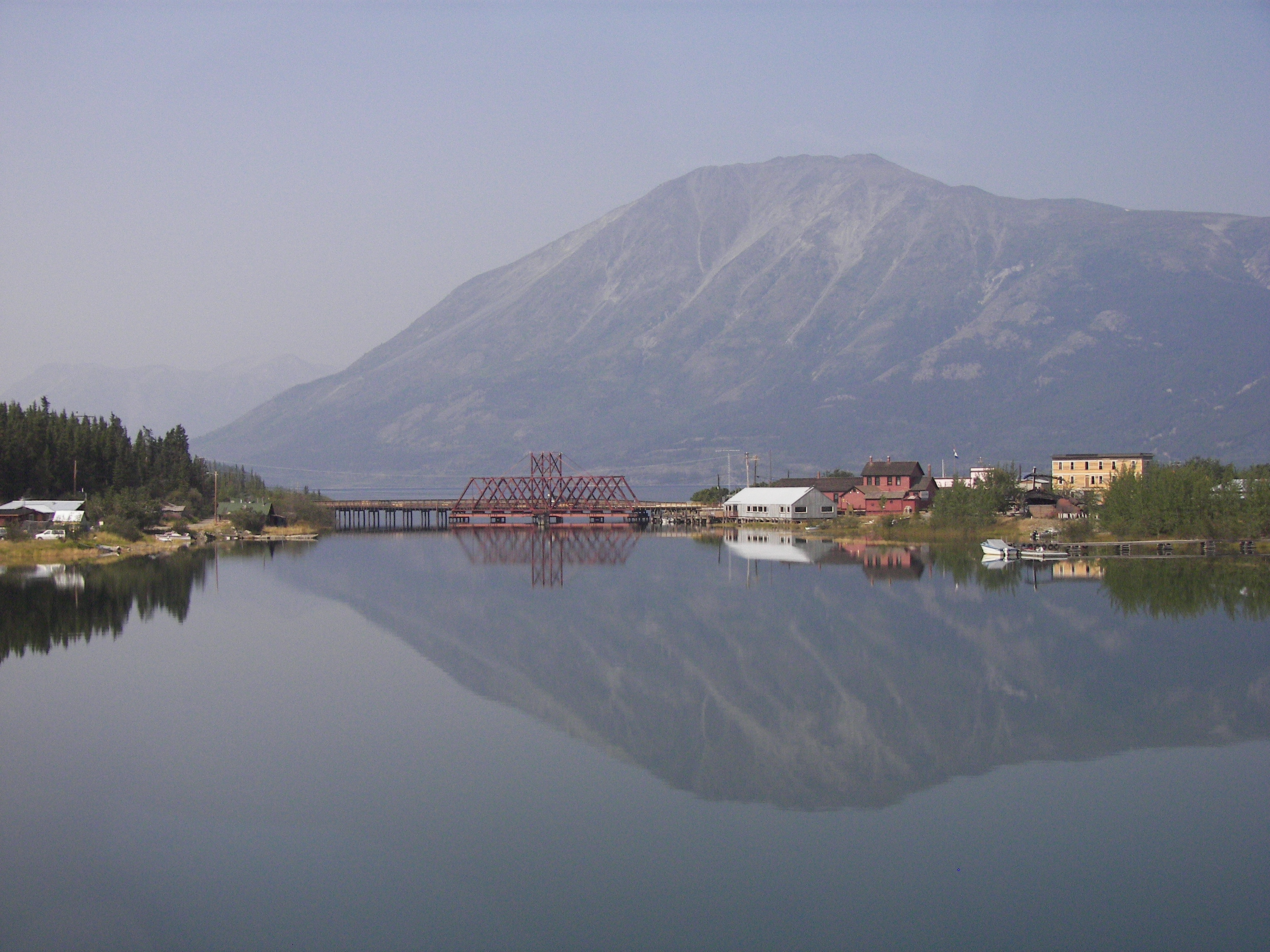 White Pass and Yukon Route bridge in Carcross, Yukon