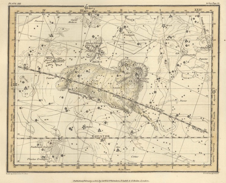 Alexander Jamieson Celestial Atlas-Plate 13