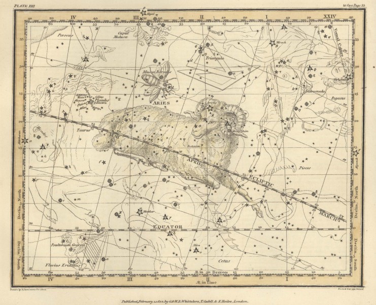 Alexander Jamieson Celestial Atlas-Plate 13