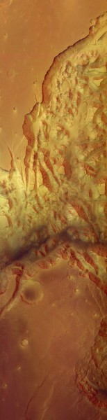 Full colour HRSC image, Martian equator ESA212880