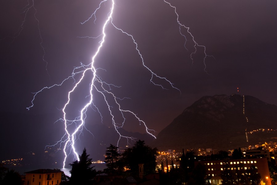 Lightning in Lugano