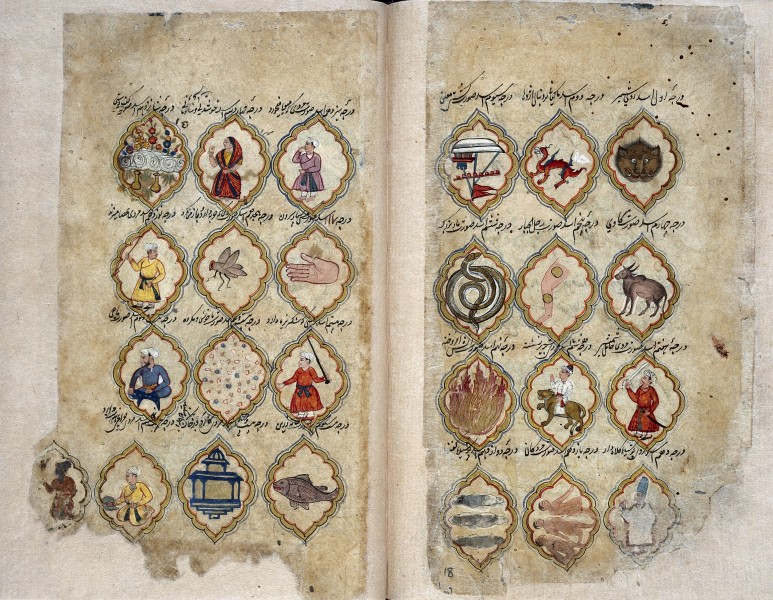 Persian Miniature paintings. Wellcome L0029148