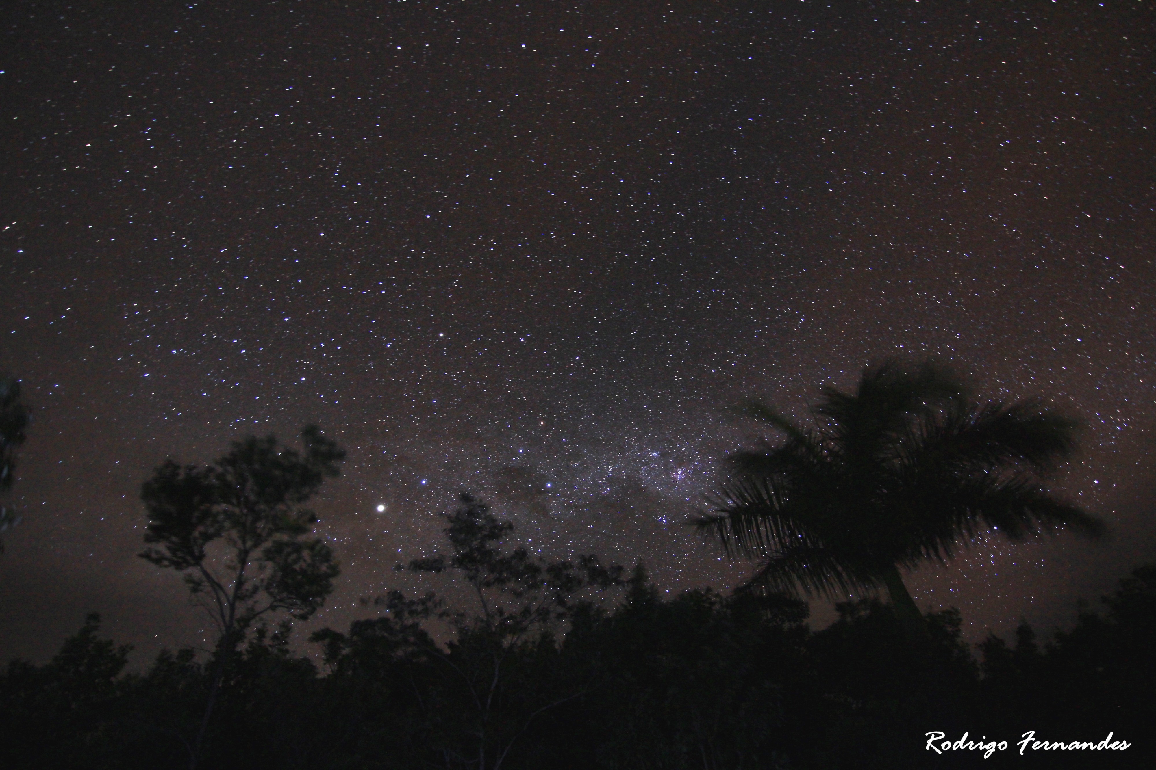 Acampamento de 1 Bilhão de Estrelas no céu
