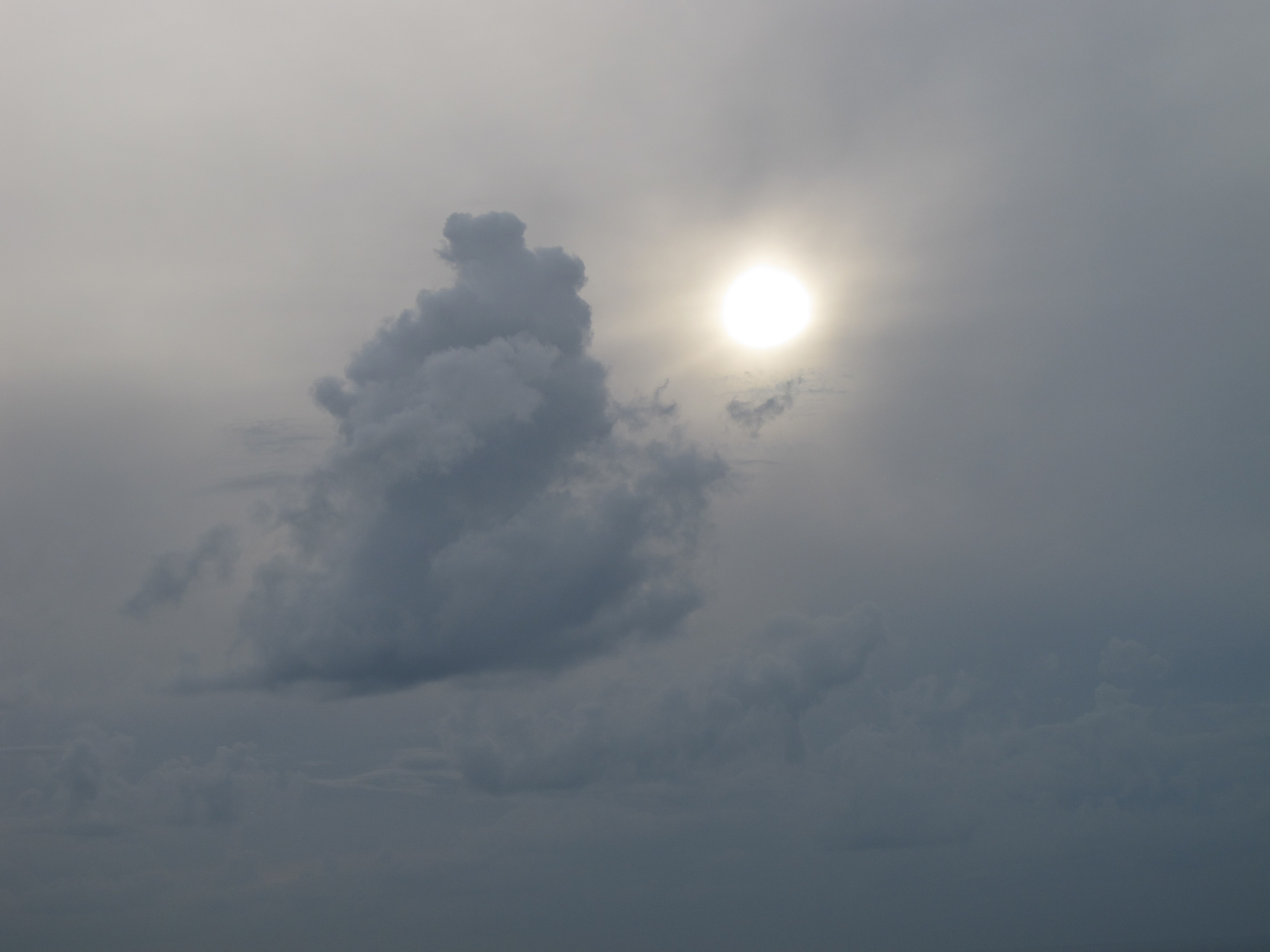 Wolke über der Küste von Malta November 2014