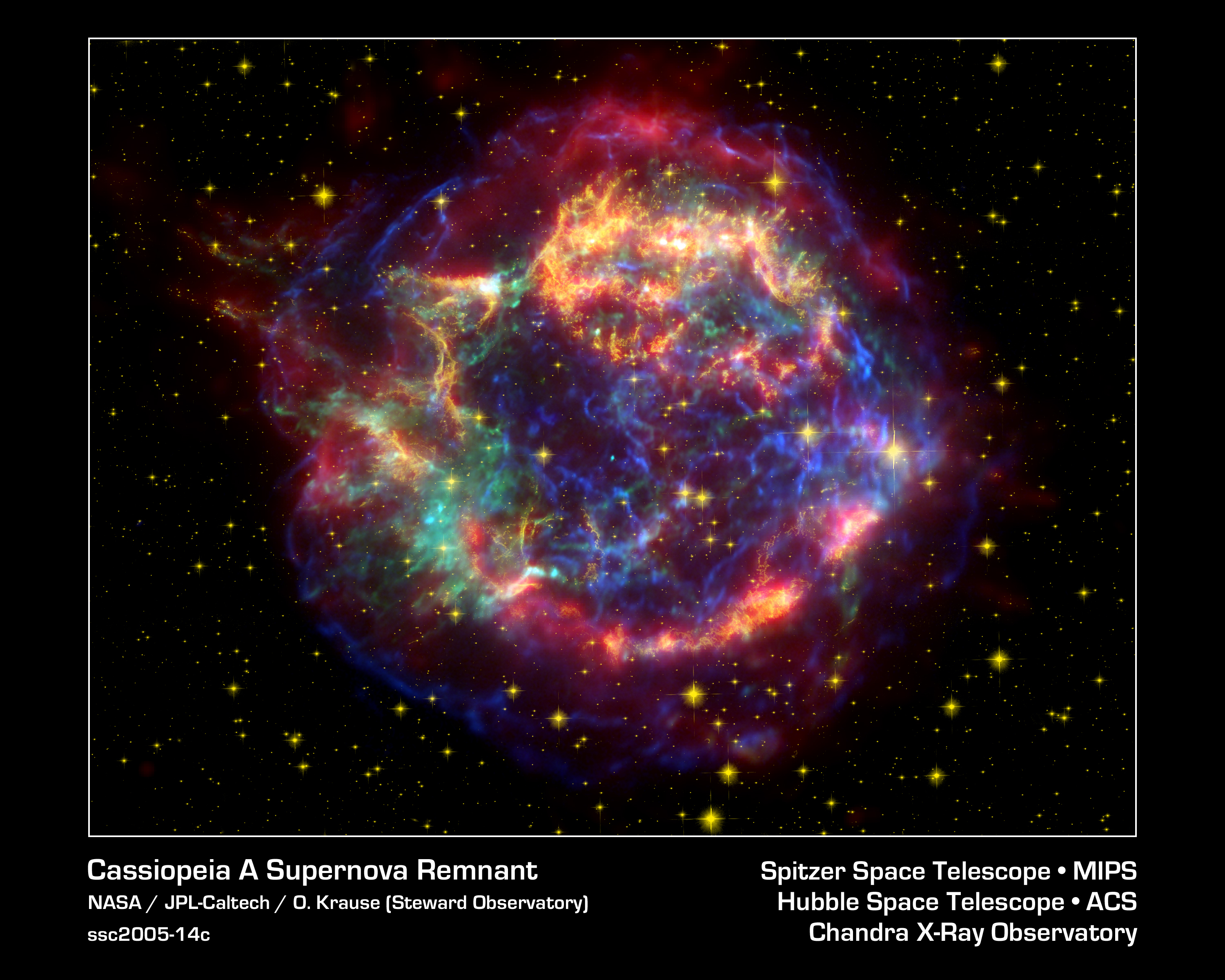 Cassiopeia A Spitzer
