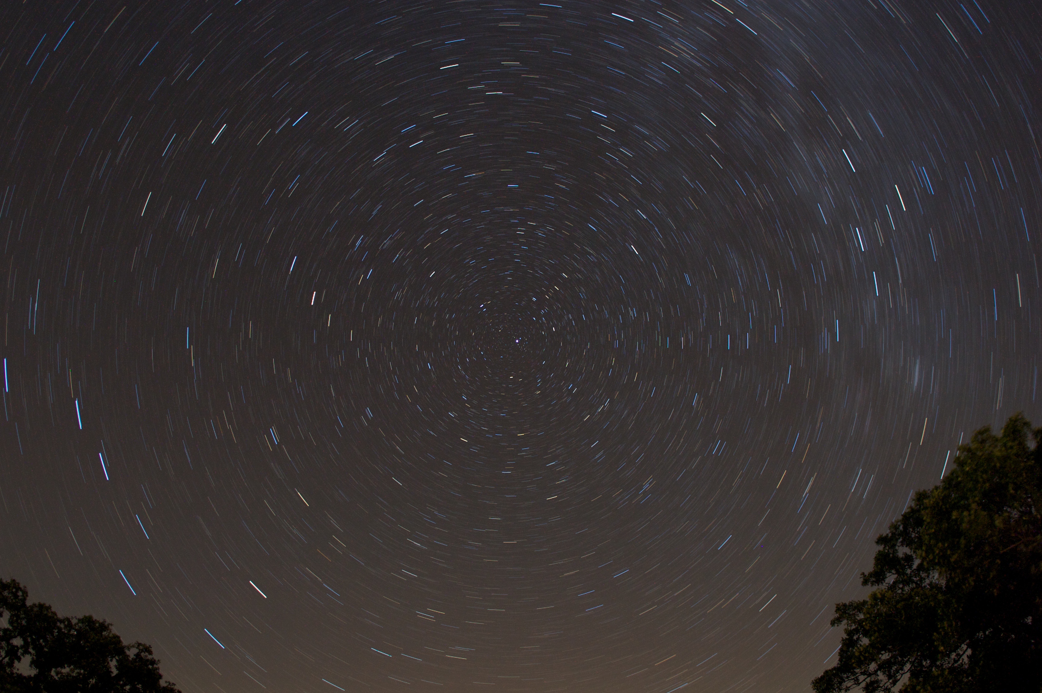 Circumpolar stars 15min exp