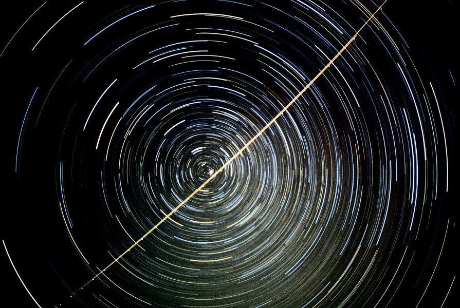 Circumpolar Star Trails With High Flyer