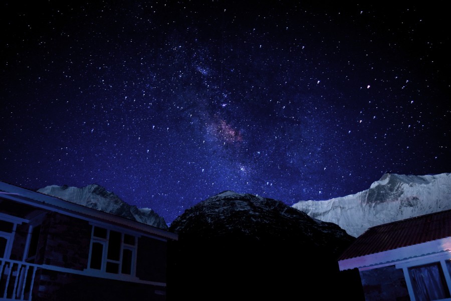 Milky Way as seen from Tilicho