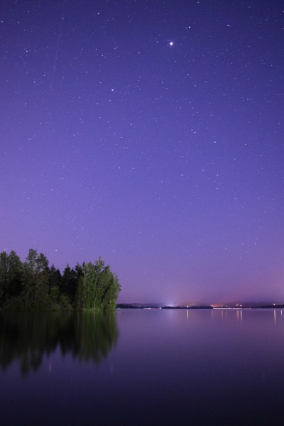 Star filled night in Oregon