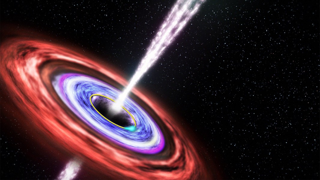 Swift J1644+57 black hole illustration